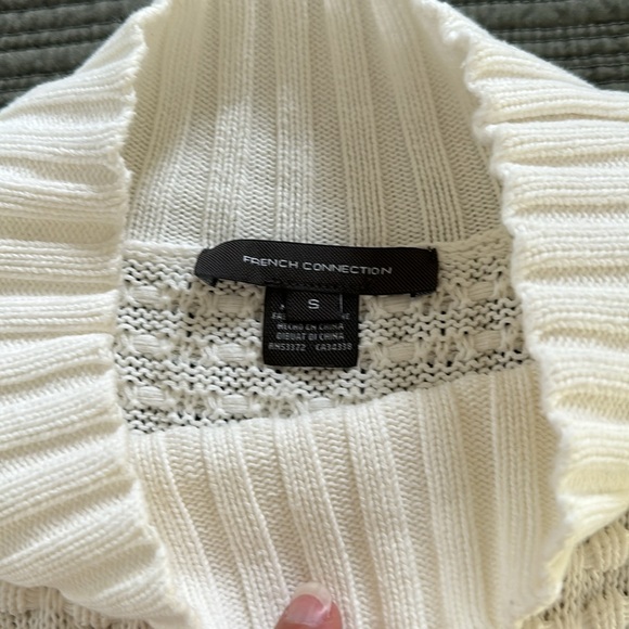 French Connection Mozart Popcorn Cotton Sweater - winter white - Picture 12 of 17